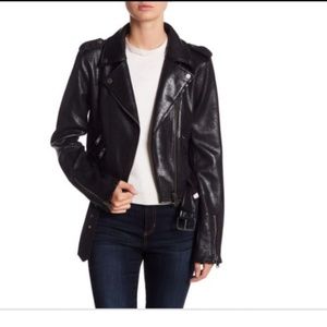 NWT Faux Suede Vintage Belted Jacket